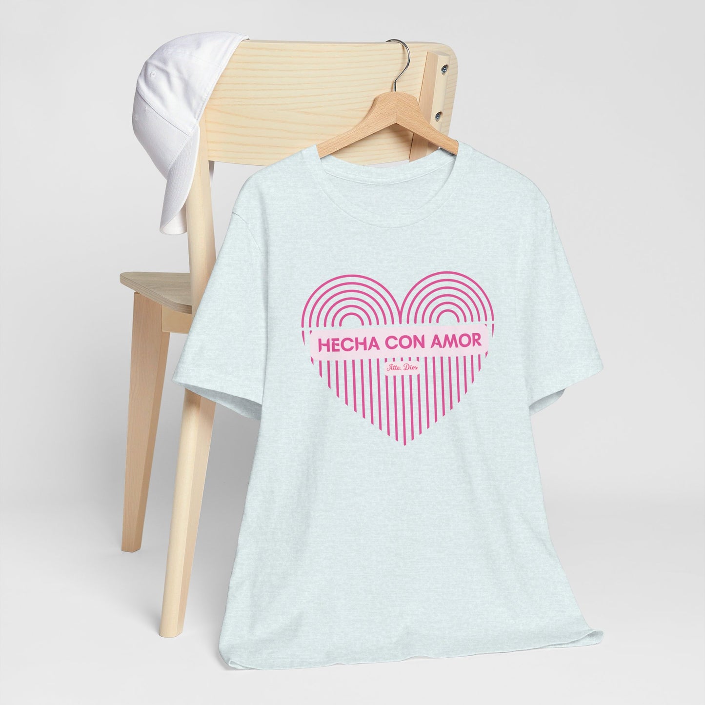 Camiseta para Mujer  - Corazón Hecha con Amor