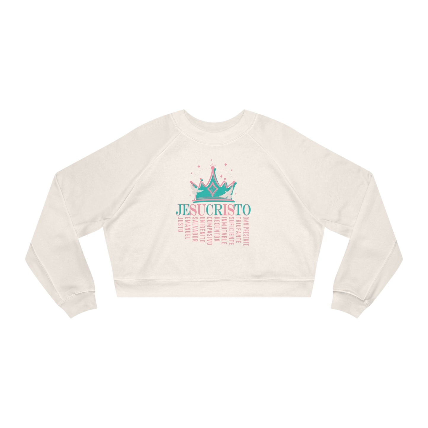 Jesucristo - Sudadera Sin Capucha - Sweater / Crop Top Cristiana para Jovenes