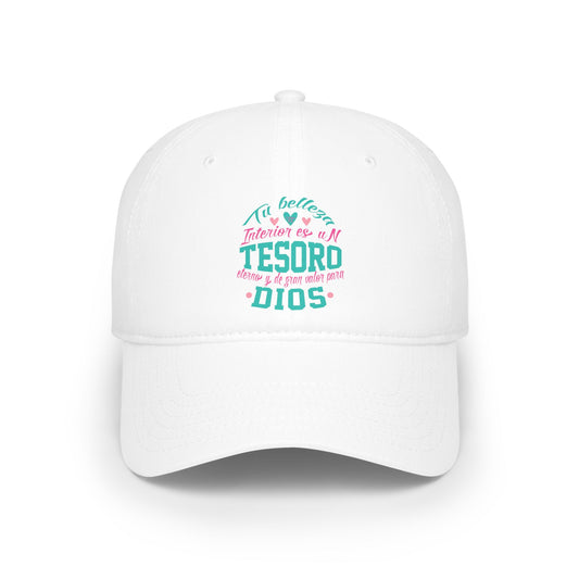 Tu belleza Interior es un Tesoro para Dios - Gorra, Cachucha Cristiana Mujer