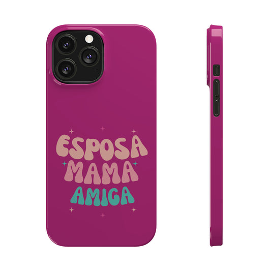 Esposa, Mama, Amiga - Funda, Carcasa, Case para Teléfono Mujer