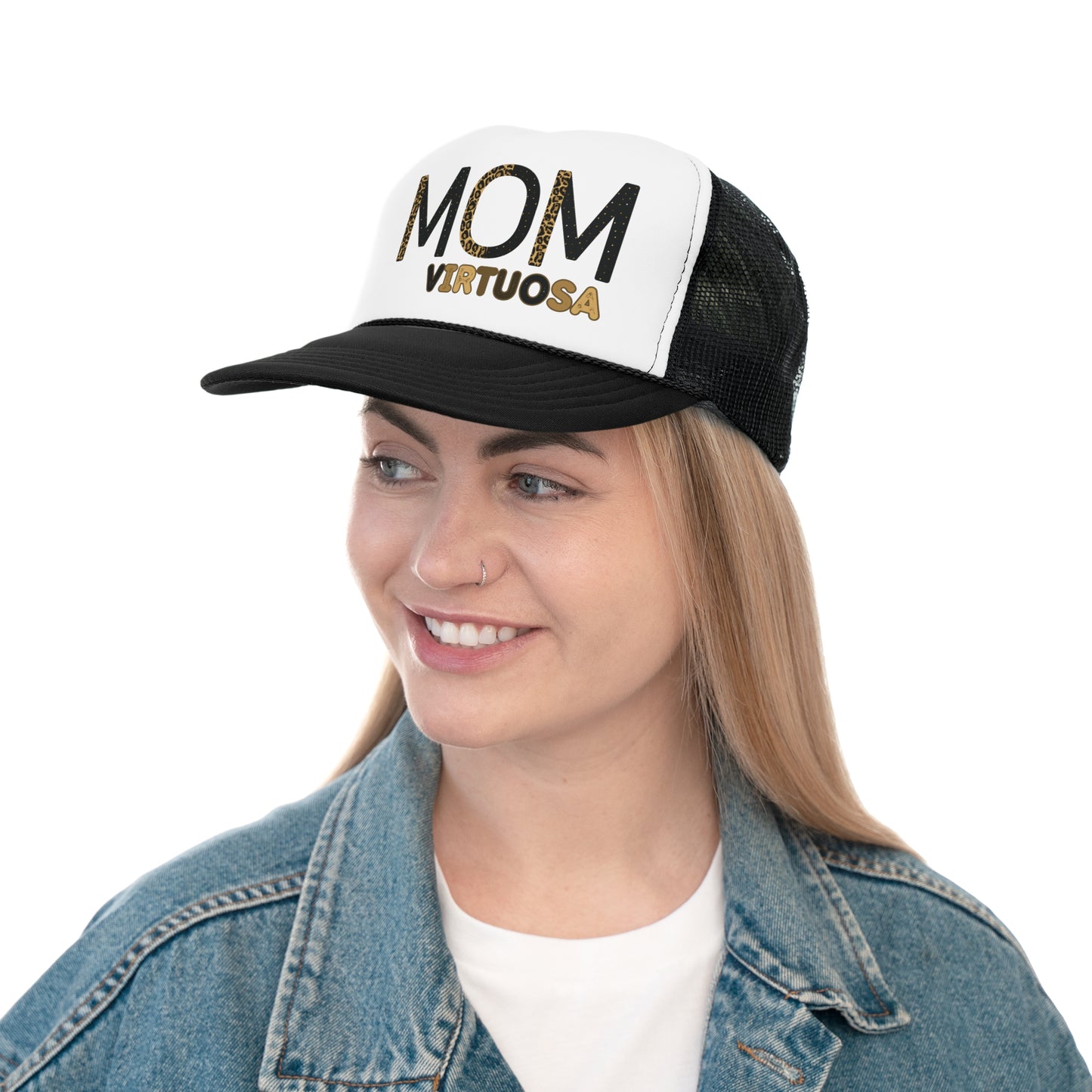 Mamá Virtuosa - Gorra, Cachucha, Cap Cristiana Rosada Mujer