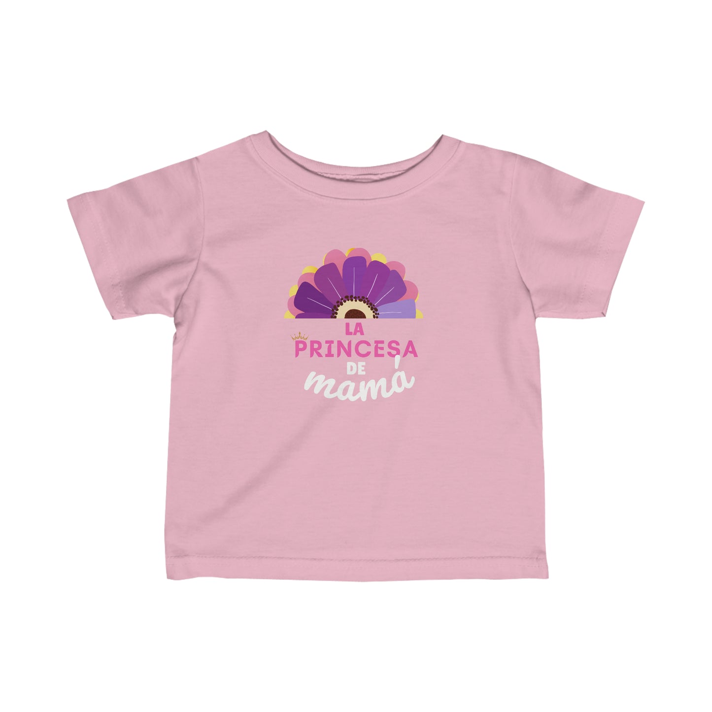 Camiseta para Bebé manga corta - La Princesa de Mamá