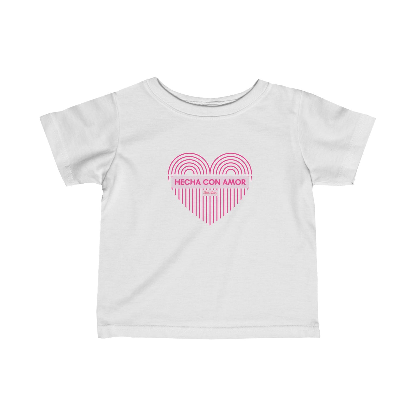 Camiseta para Bebé manga corta - Hecha con Amor