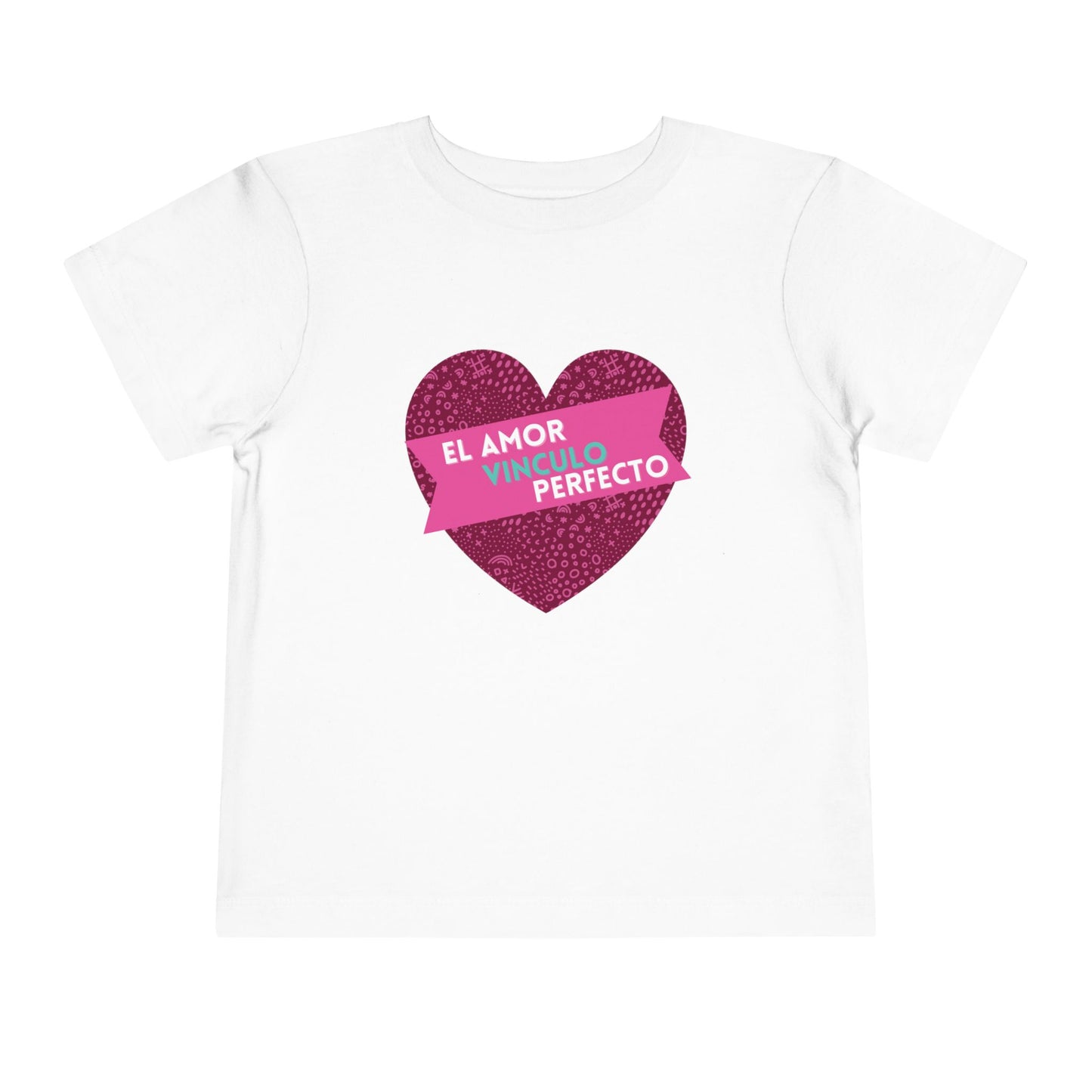 Camiseta para Niña Pequeña de Manga Corta - El Amor Vinculo Perfecto