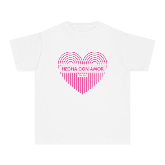 Camiseta para Jovencita manga corta - Hecha con Amor