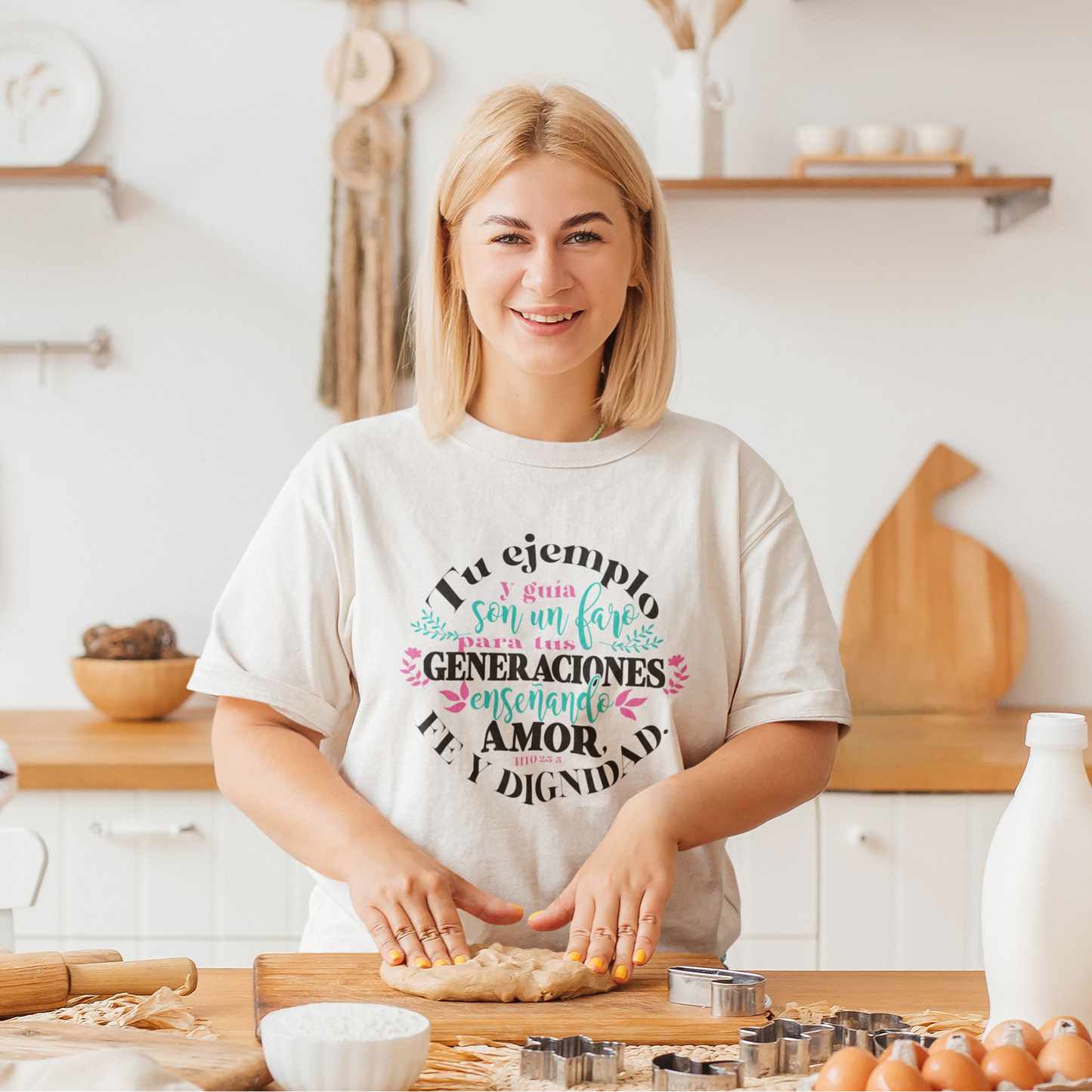 Tu ejemplo y guía es un faro - Camiseta Cristiana para Joven